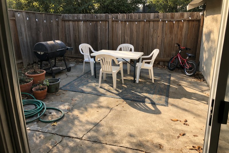 Patio - Mediterranean before renovation